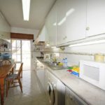 Kitchen with door to terrace